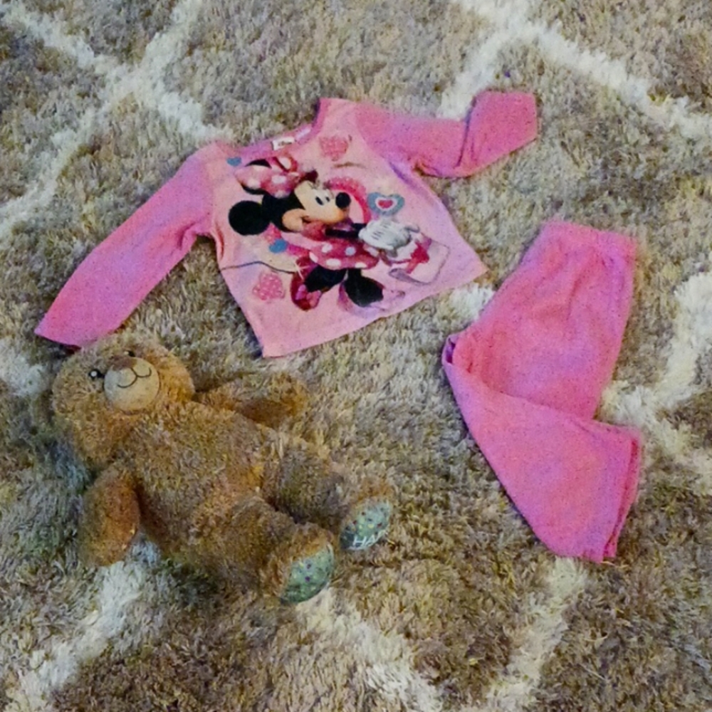 Disney's Minnie Mouse 2 Peice Wide Leg PJ Set